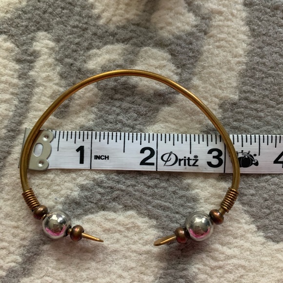 Genuine Copper and silver bracelet adjustable - Picture 3 of 3